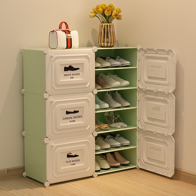 Kệ đựng giày dép, tủ bảo quản, kệ giá nhựa lắp ghép đa năng