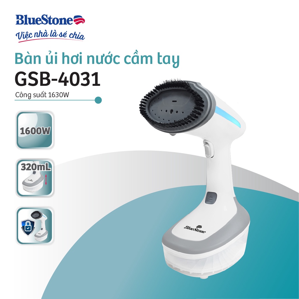 [Mã ELBLUEWL5 giảm 10% đơn 500K] Bàn ủi hơi nước cầm tay GSB-4031