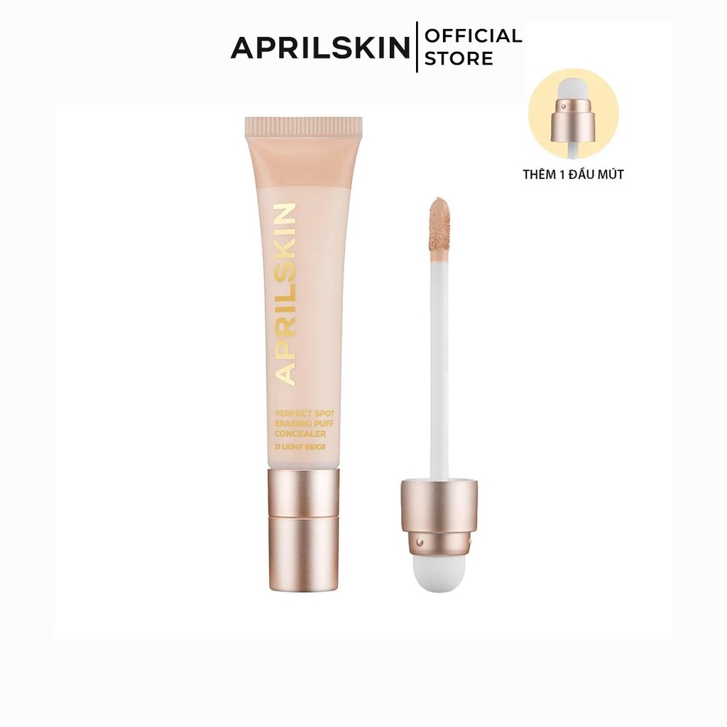 Kem che khuyết điểm Aprilskin Perfect Spot Erasing Puff Concealer 10g