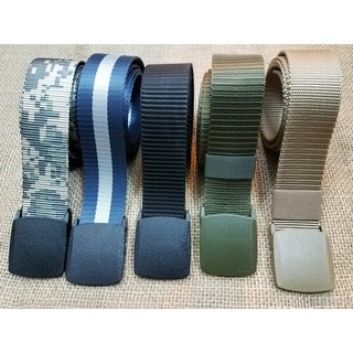 Thắt lưng vải bút nịt mặt nịt nhựa dành cho người dị ứng kim loại, màu rằn ri  ACU, hình chụp thật tại shop