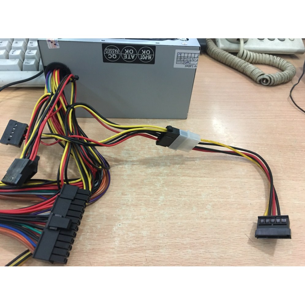 Dây Cáp Chuyển Đổi Nguồn Điện 4-Pin Sang Ide Sata 15-Pin