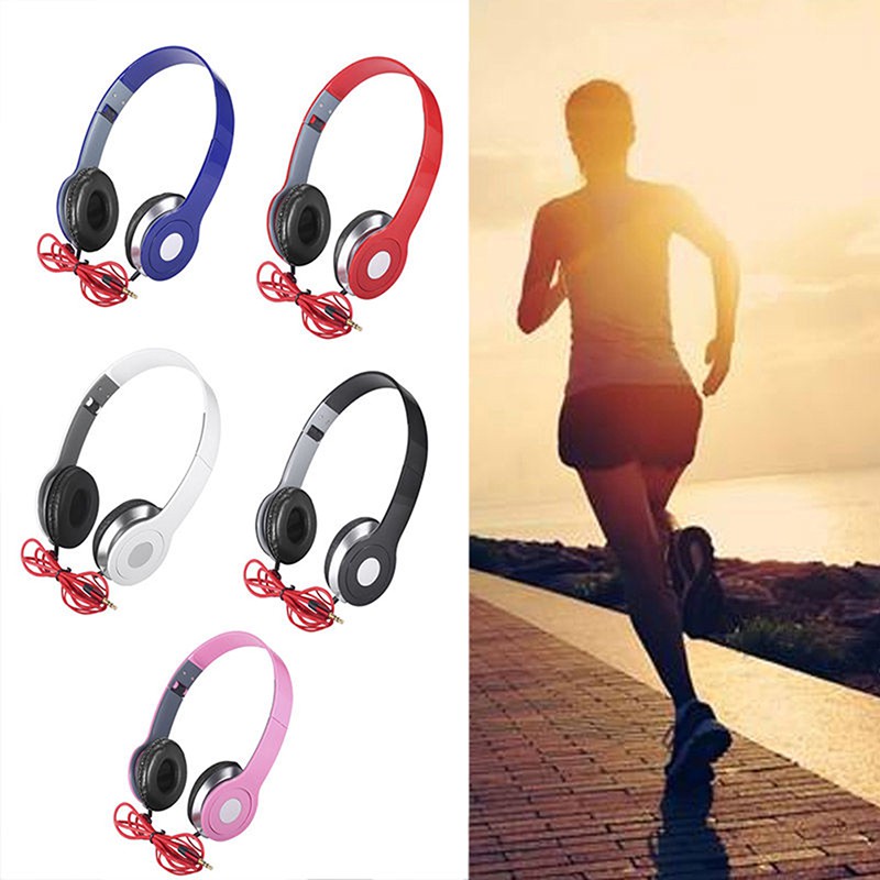 Tai Nghe Vòng Đầu Frf Over-ear 3.5mm Gấp Gọn Có Dây Dành Cho Các Bé