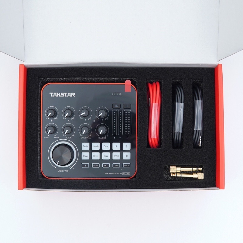Soundcard Thu Âm - Livestream Chuyên Nghiệp Takstar MX1 Pro