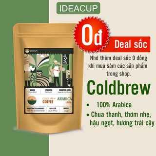 Quà tặng cà phê coldbrew túi lọc Arabica Cầu Đất bản dừng thử