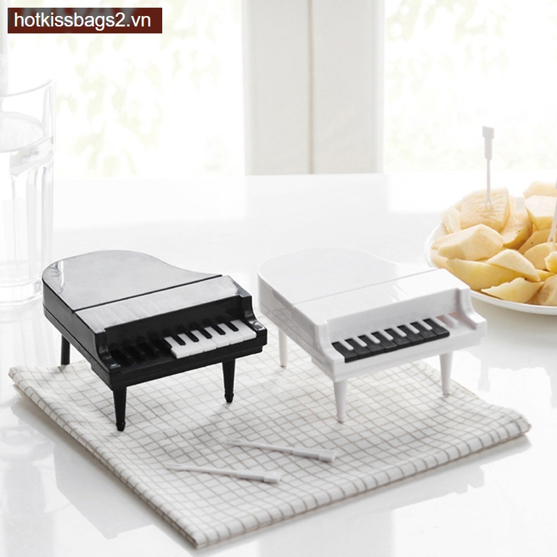 Trẻ em bên lễ hội ngã ba trái cây nướng trang trí nhựa piano hình dạng ngã ba trái cây