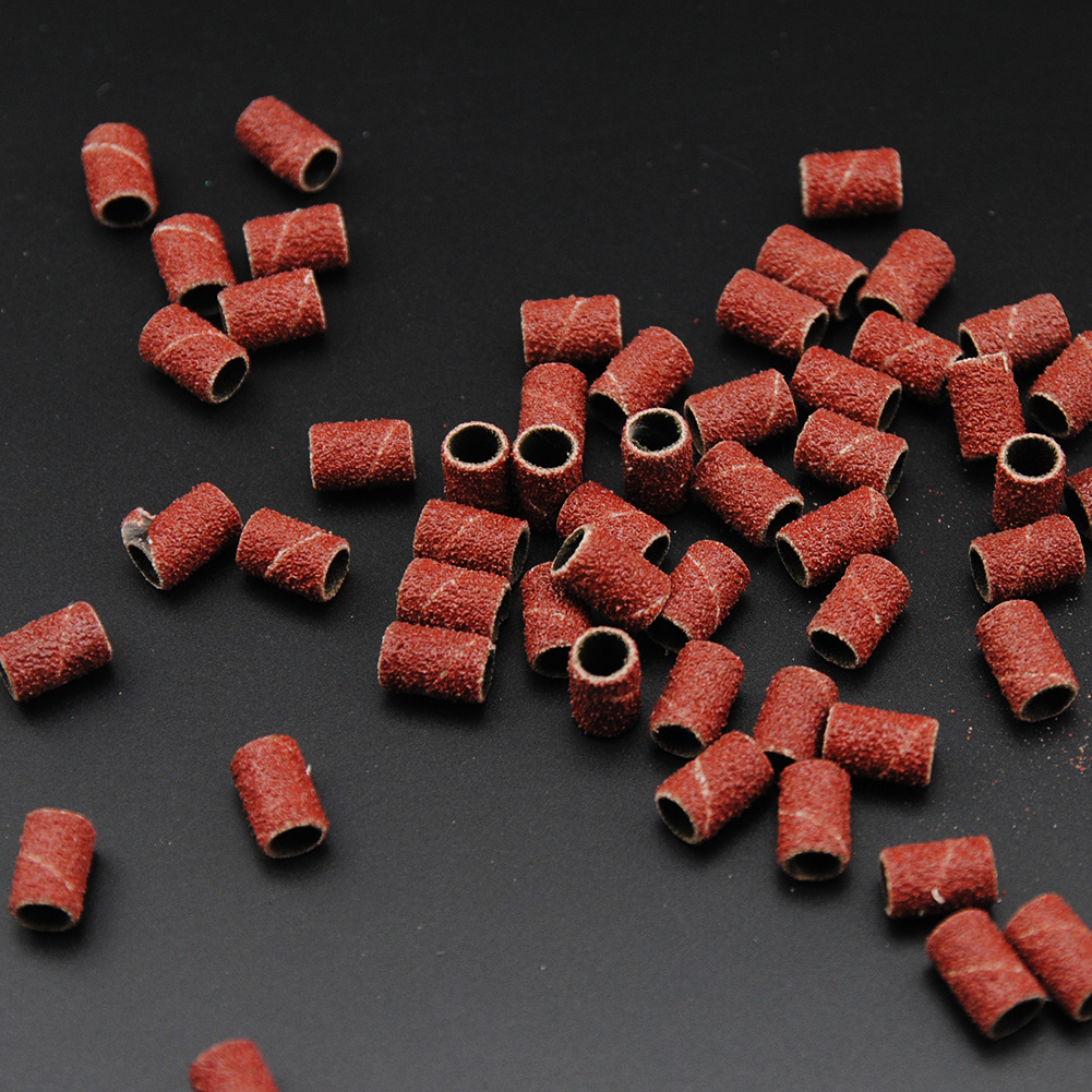 [Hàng mới về] Set 100 vòng cát 80/120/180 đánh bóng móng tay