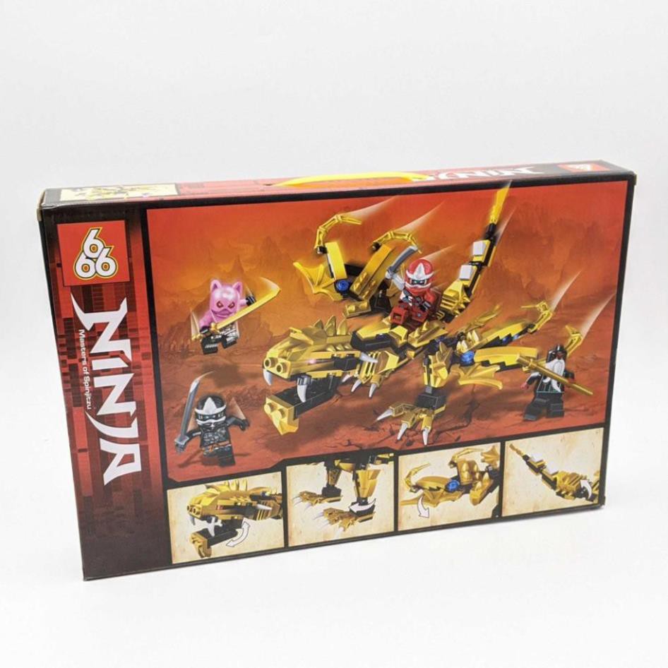 [SALE HÈ] NINJAGO_Lego Ninja Rồng Chiến Đấu Thế Hệ Mới - 257 miếng