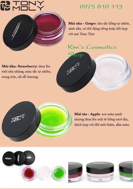 SON DƯỠNG MÔI LÊN MÀU TONYMOLY MAGIC LIP TINT DELIGHT