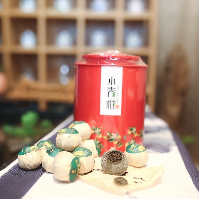 Trà phổ nhĩ quýt loại B cho người mới dùng, Vị và hương thơm dịu nhẹ, thích hợp dùng trong mùa những ngày lạnh.