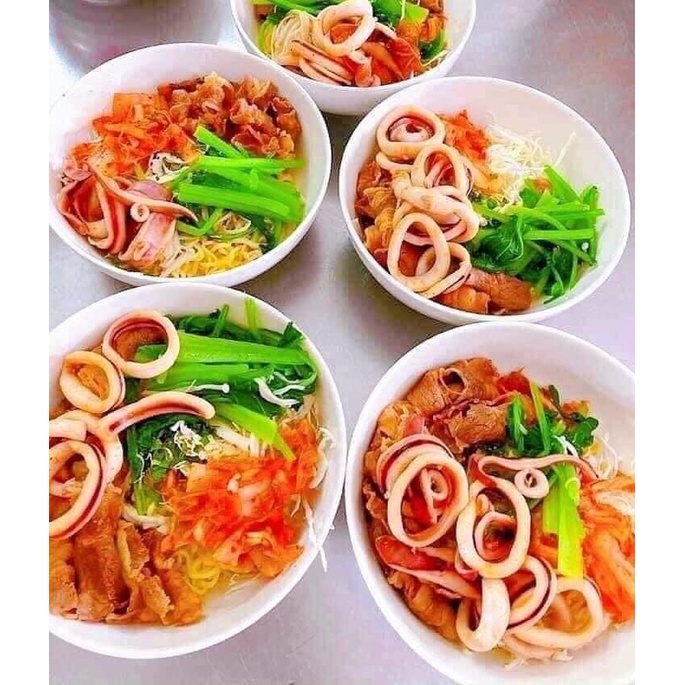 Mực vòng cắt khoanh 1 túi khoảng 500-600gr (giao hoả tốc HCM)