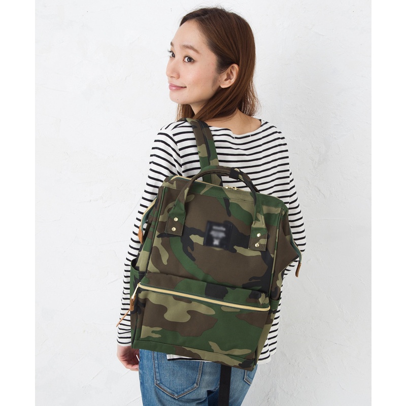 [Spot Sale] 2021 New Anello Japans Anelloˉbags Couple Large Bag New High School Student Travel School Bag Backpack Japanese Backpack Female Running Away From Home Customized, Size Height 40 Width 28 Thickness: 17