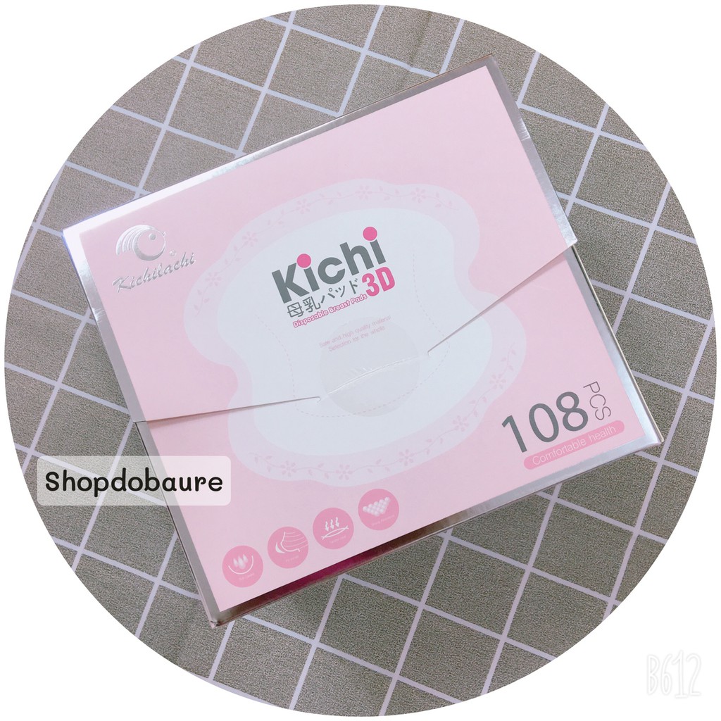 Thấm sữa Kichi hộp 108 miếng - 𝐊𝟎𝟓