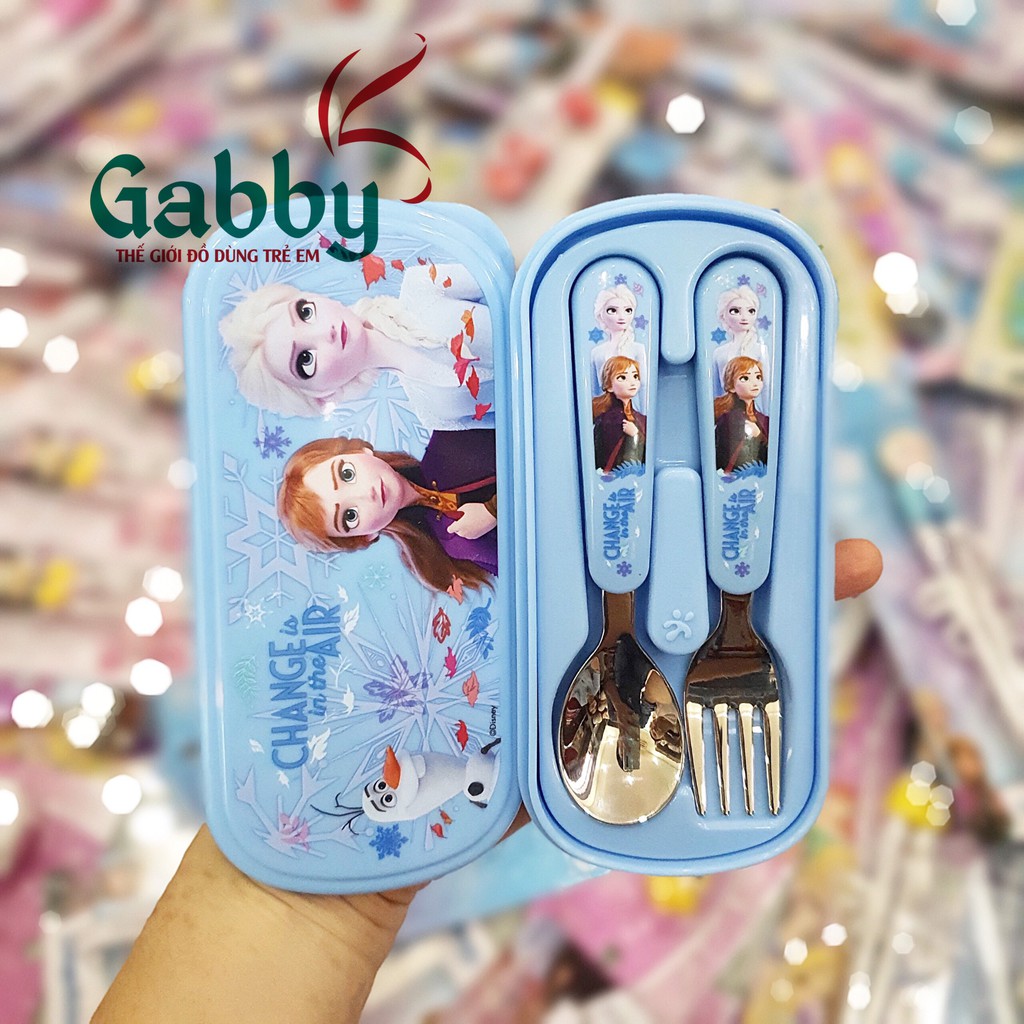 BỘ MUỖNG NĨA NHỎ DISNEY INOX 304 (Hình Mickey/ Minnie/ McQueen/ Elsa)