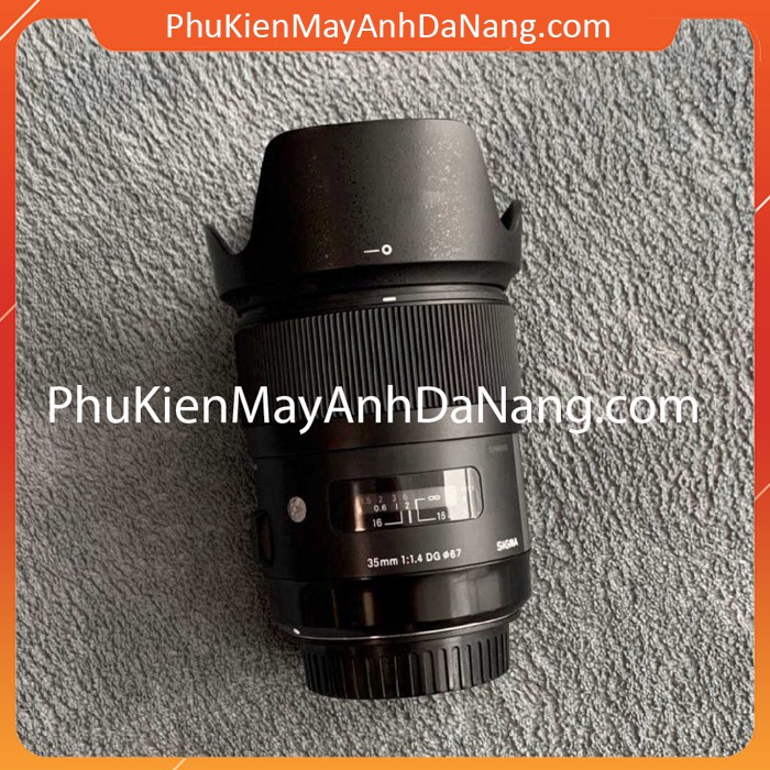 Loa che nắng lens hood cho ống kính Sigma 35mm f/1.4 DG HSM Art (Canon &amp; Nikon)