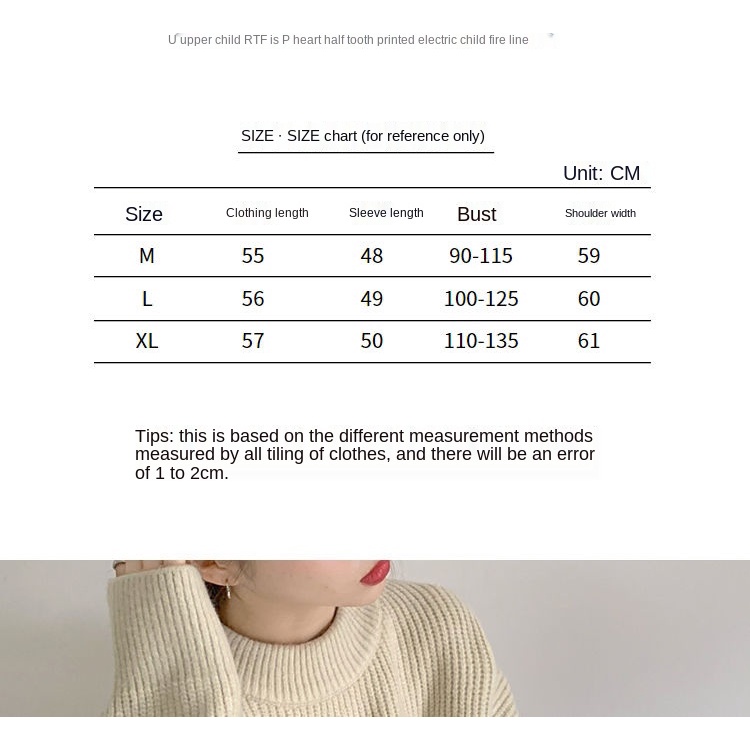 Áo sweater cổ tròn dáng rộng màu trơn mềm mại phong cách Hàn Quốc cho nữ