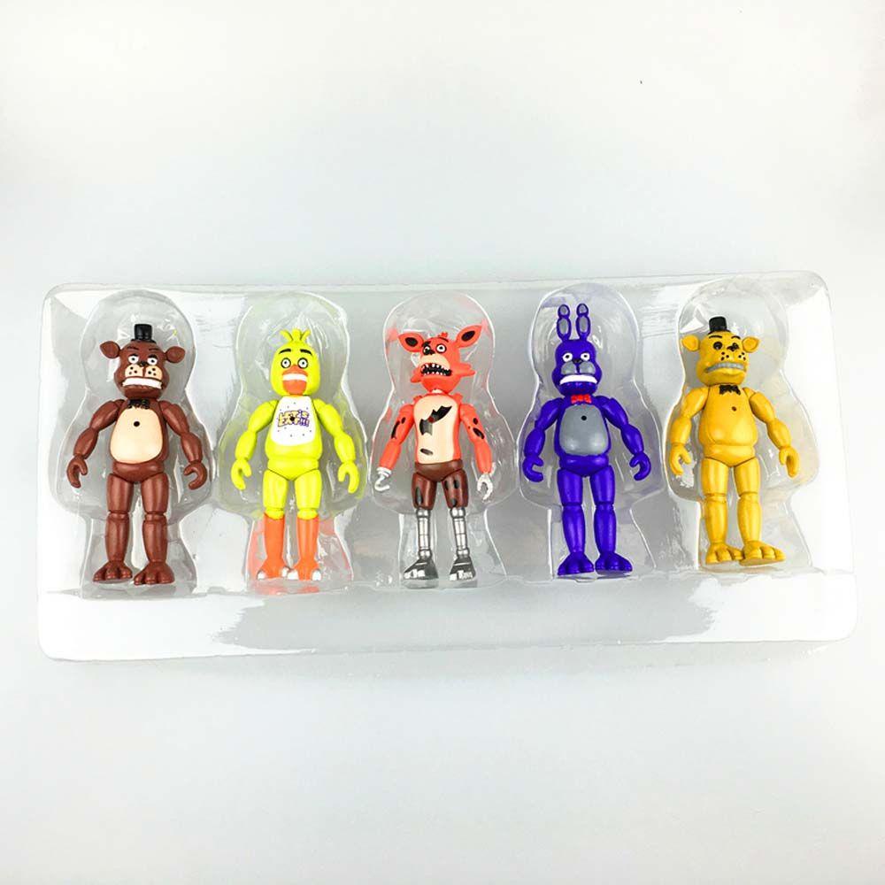 Bộ 5 Mô Hình Nhân Vật Trong Five Nights at Freddy 'S Có Khớp Cử Động Độc Đáo 1