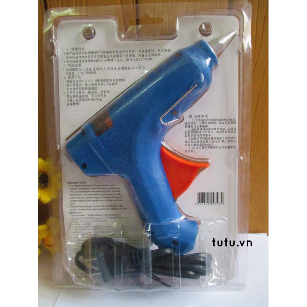 Súng bắn keo nến to loại tốt 60w dụng cụ handmade hỏ gọn tiện lợi, lại rẻ và dễ sử dụng