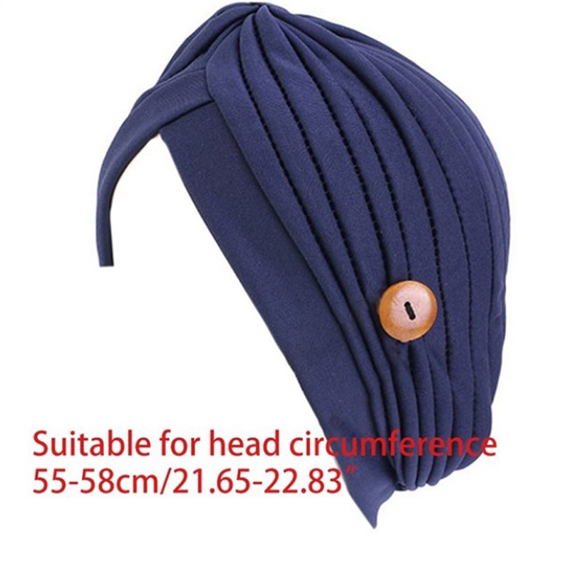 Mũ Turban Có Nút Cài Bảo Vệ Tai Cho Người Lớn Mới Tập Ngoài Trời