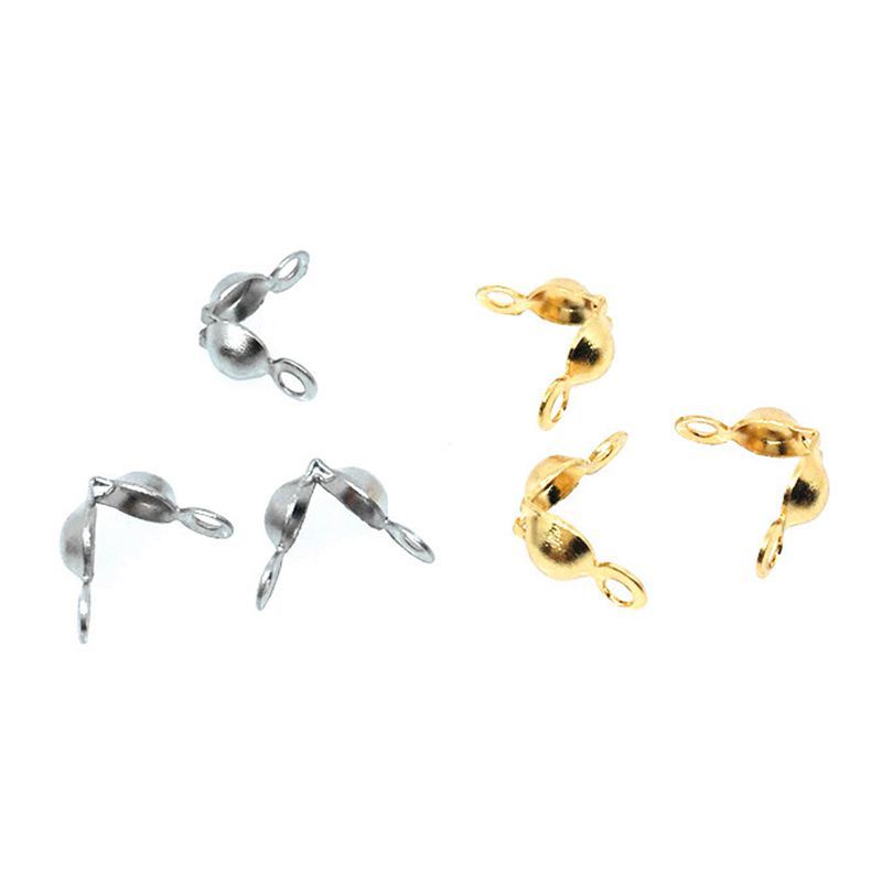 Bộ 100 Khóa Cài Đôi Bằng Thép Không Gỉ 304 Dùng Làm Trang Sức DIY