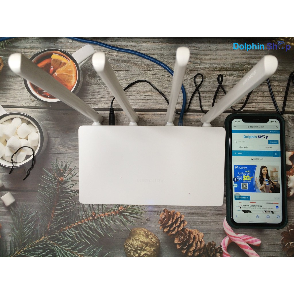 [Có Clip] Bộ Phát Wifi Mercury MW325R 300Mbps 4 Râu Cực Mạnh | BigBuy360 - bigbuy360.vn