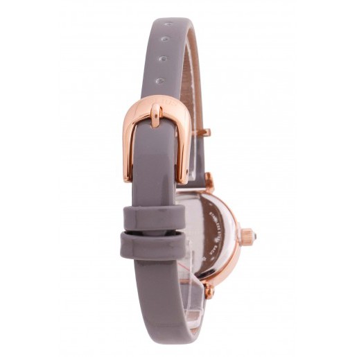Đồng hồ nữ Julius Star Hàn Quốc JS-012C dây da xám kèm dây đỏ