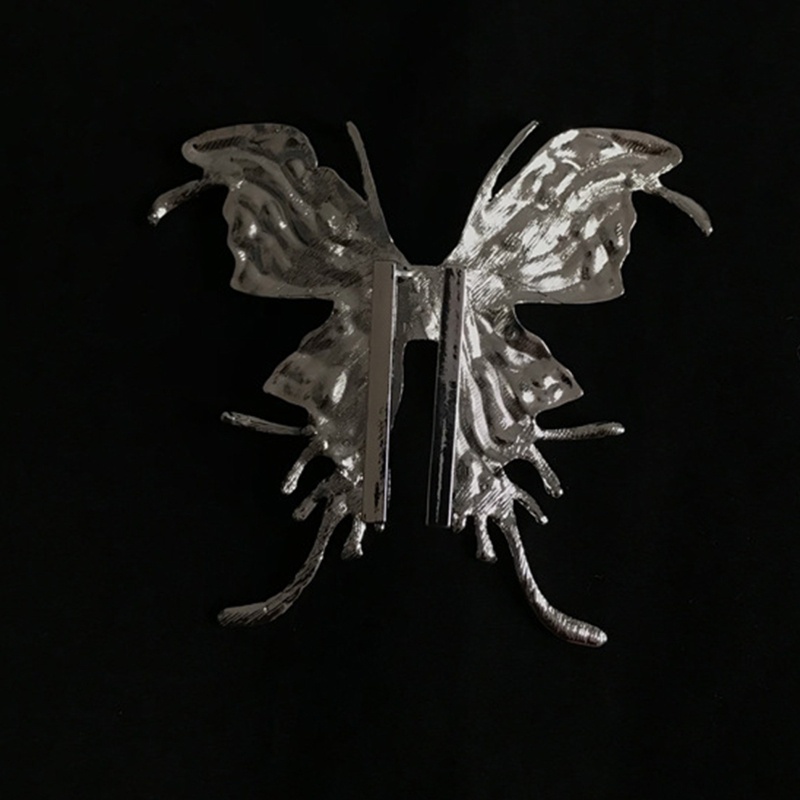 Kẹp Tóc Kim Loại Dạng Lỏng Hình Bướm Thời Trang