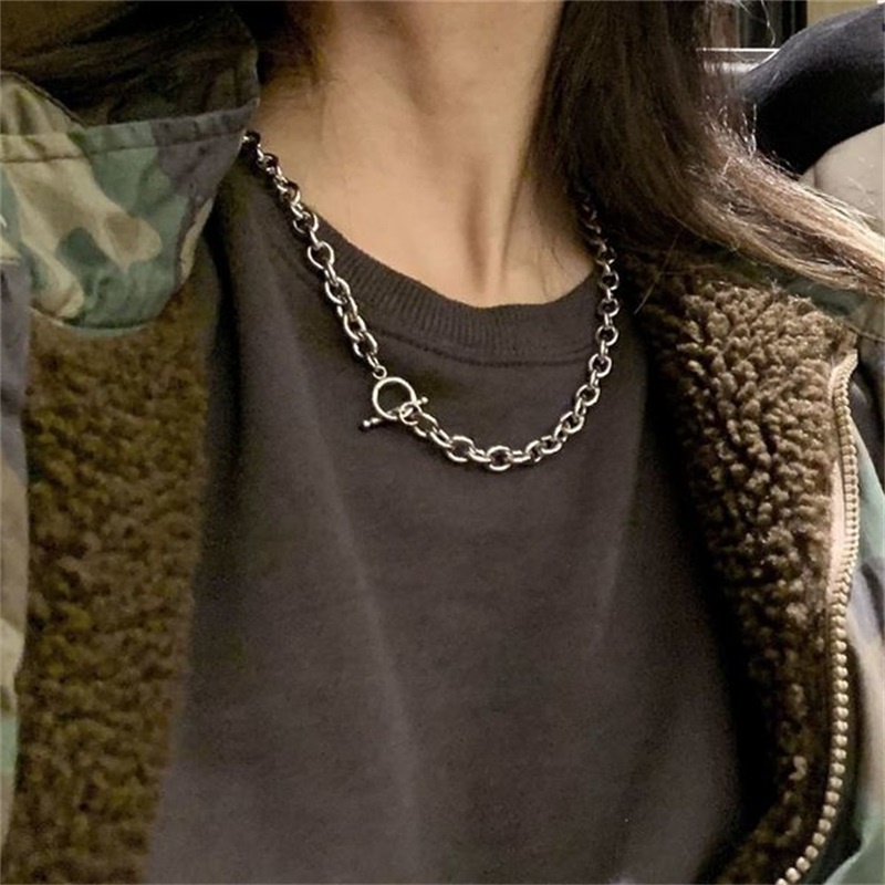 Dây Chuyền Có Mặt Hình Chữ OT Phong Cách Hàn Quốc Đơn Giản