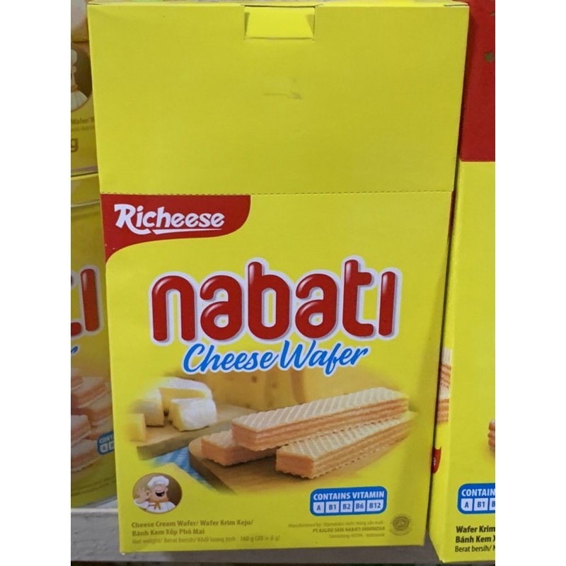 Bánh Xốp Nabati Phô Mai Cheese Wafer Hộp