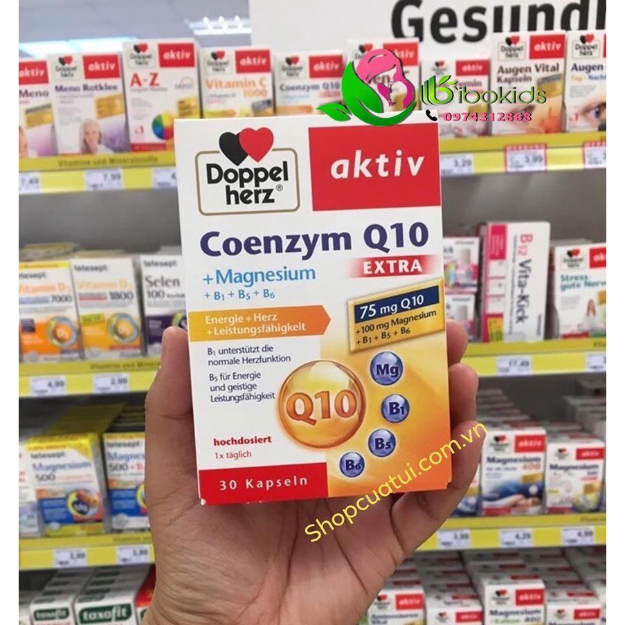 Viên uống bổ tim Aktiv Coenzyme Q10 Doppelherz, 30 viên
