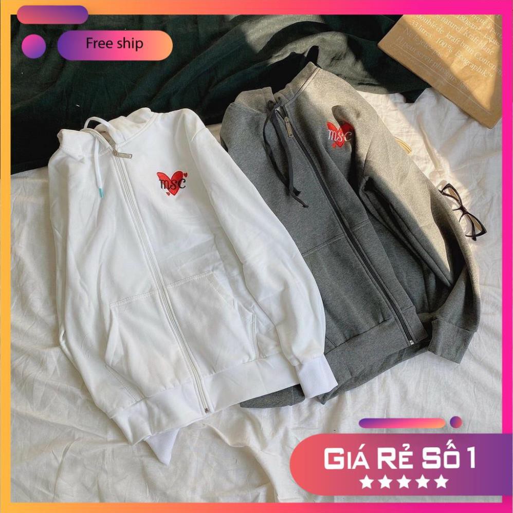 [FreeShip – Hàng Cao cấp] Áo Khoác Thun Nỉ Ngoại Thêu In Chữ Hàn Quốc Unisex Free Size Dưới 70Kg Ảnh Thật AK06