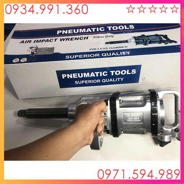 Súng mở ốc bu long 1 inch, súng xiết bulong 1 inch, saki-304, Nhật Bản. Vặn bulong 50mm, Chất lượng cao
