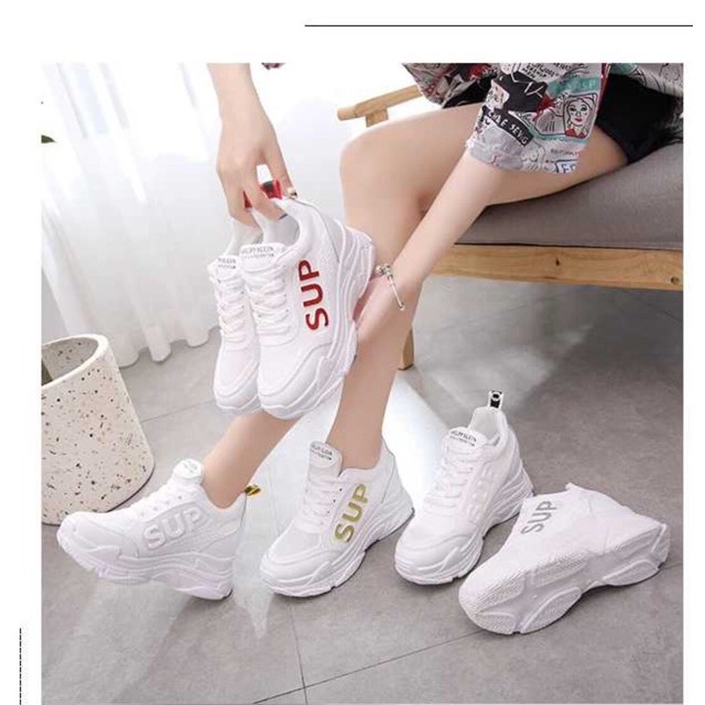 Săn Sales Giày bata đế độn 7cm new 2020 : . ! new ⚡ ; * 2021 ¹ NEW hot . * !