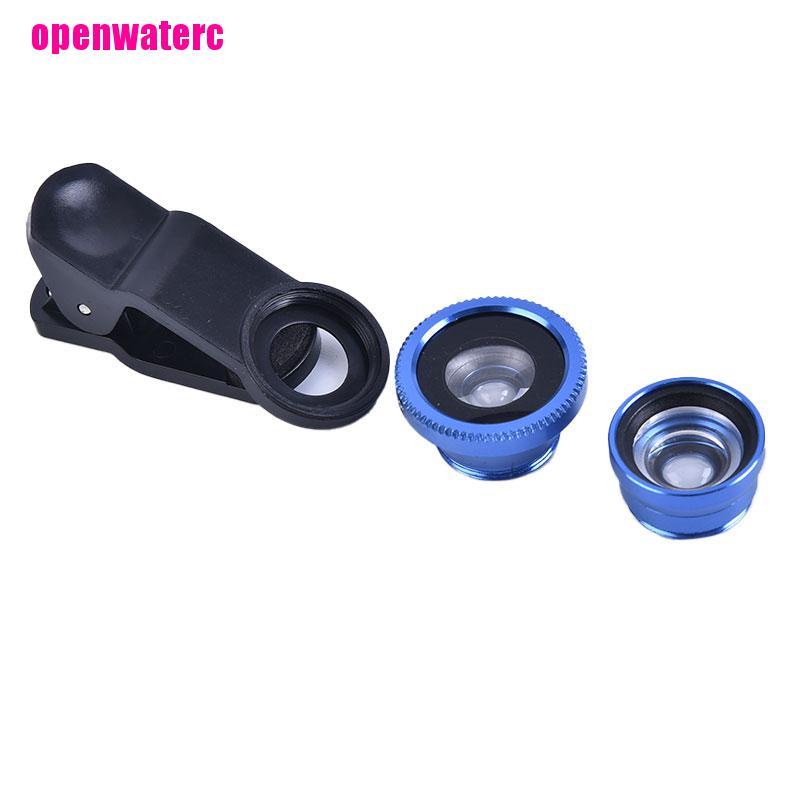 Ống Kính 3 Trong 1: Mắt Cá + Góc Rộng + Macro + Macro Cho Điện Thoại