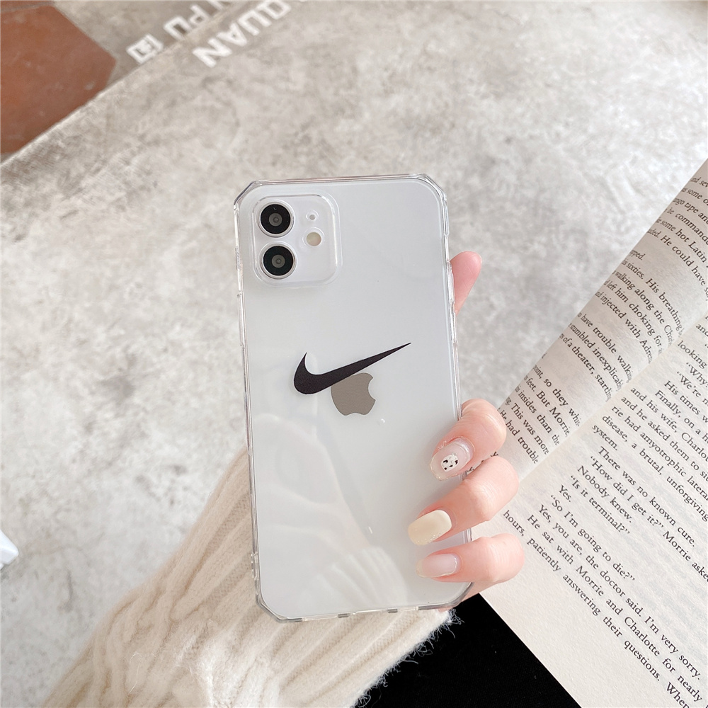 Trong kho!Ốp Điện Thoại Trong Suốt In Logo Nike Cá Tính Cho IPhone6 7Plus 8Plus XS 11 Pro Max 12 | BigBuy360 - bigbuy360.vn