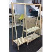 KỆ TREO ĐỒ  A ĐÔI,KỆ GHÉP GỖ THÔNG NHẬP KHẨU 100%