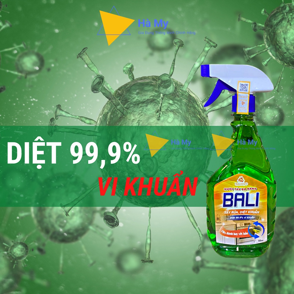 Bình Xịt Tẩy Đa Năng Hữu Cơ BALI 500ML,Tẩy Rửa Vết Bẩn Nhà Bếp,Vệ Sinh Nhiều Được Bề Mặt