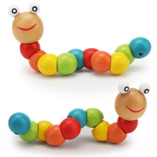 Con sâu gỗ uốn dẻo nhiều màu