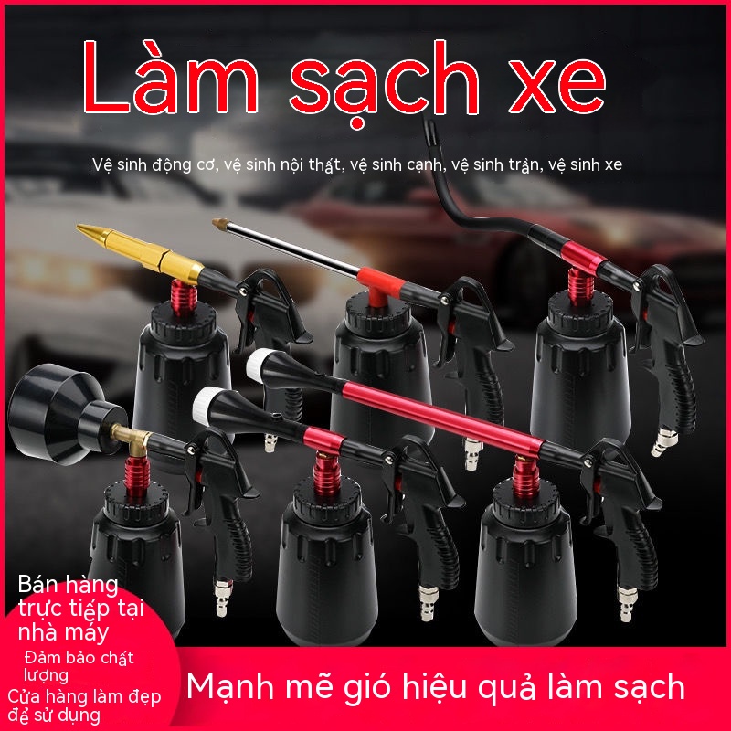 🔥🔥Súng phun tạo bọt tuyết，rửa xe dùng cho máy nén khí，bình 1 lít để rửa xe Đài loan dùng cho máy nén khí