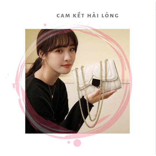 Túi xách nữ Khóa Kính đeo chéo, kẹp nách sang chảnh giá rẻ T12