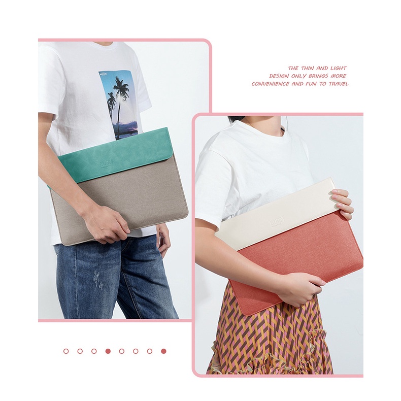Túi chống sốc Laptop, Macbook thời trang siêu mỏng chính hãng BUBM 2022