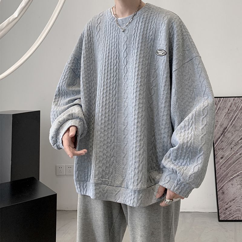 Áo Sweater nỉ Unisex hoạ tiết nổi 3D