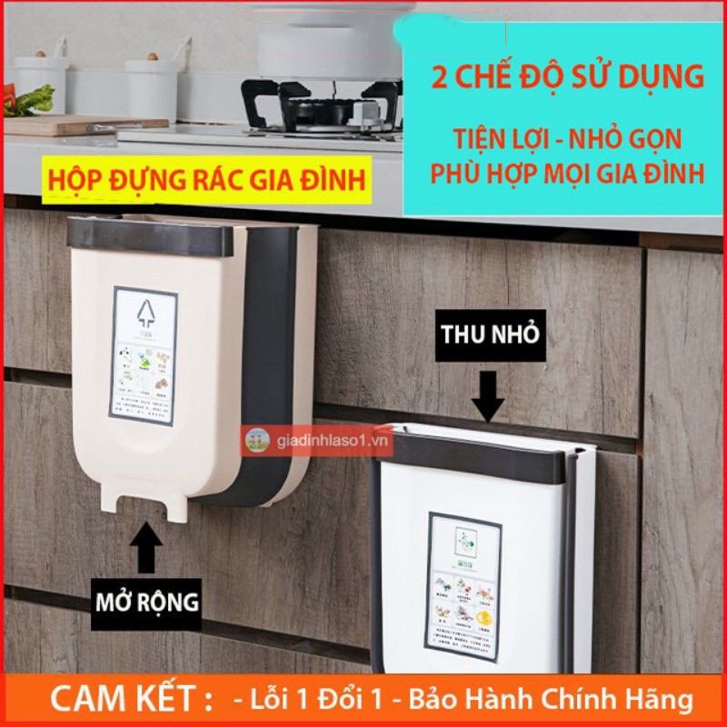 Thùng rác KaBin gấp gọn thông minh 2 size