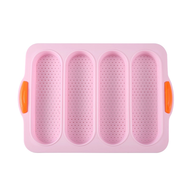 Khuôn Silicone 4 Loại Chống Dính Làm Bánh Tráng Miệng