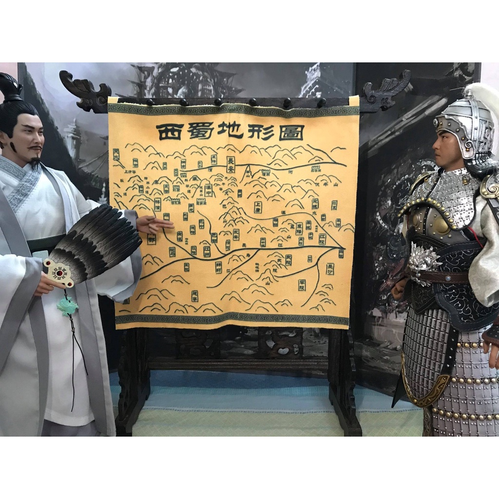 Mô hình 1/6 cổ trang bản đồ tam quốc 1994