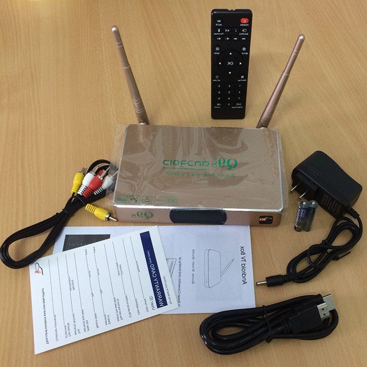 Đầu android tv box q9s ram 2f rom 16gb dùng cho mọi tivi