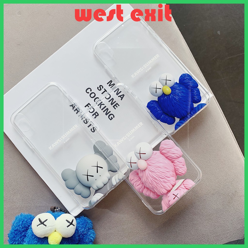 Ốp điện thoại in hình Kaws cho IPHONE7/8 7PLUS/8PLUS X/XS XSMAX 11 11PRO MAX