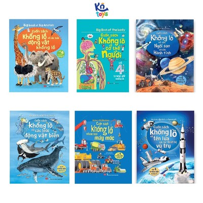 Sách Tương Tác - Big Book - Cuốn Sách Khổng Lồ – Đinh Tị (Nhiều chủ đề)
