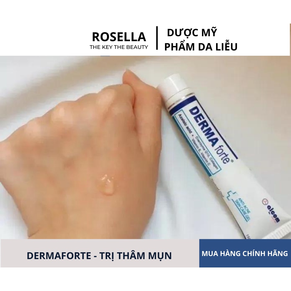 Derma Forte Gel làm giảm mụn, giảm thâm mụn