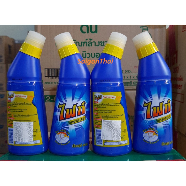 Nước tẩy cổ áo FIGHT 425ml không làm phai màu quần áo - Thái Lan