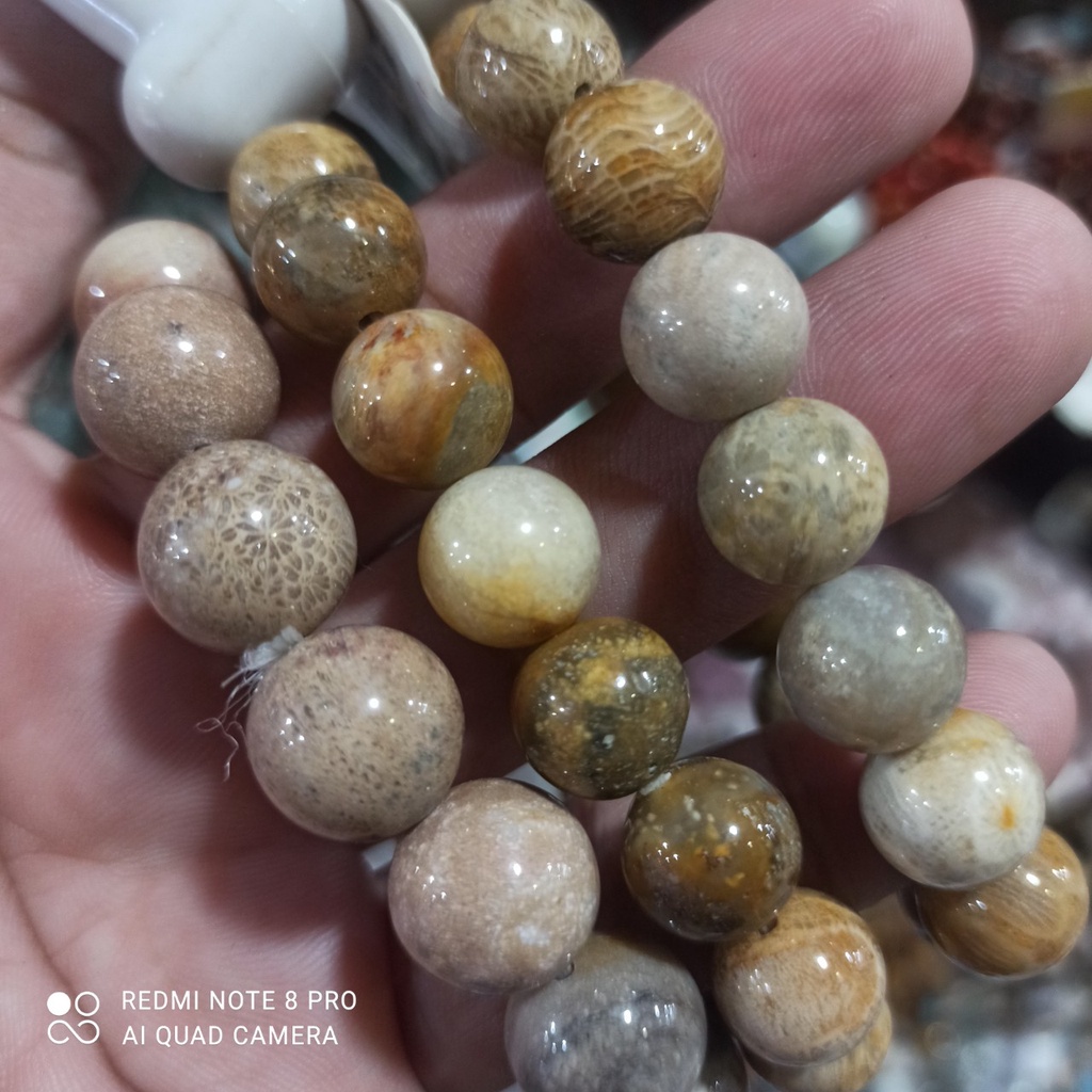 Vòng Tay Đá San Hô Nâu